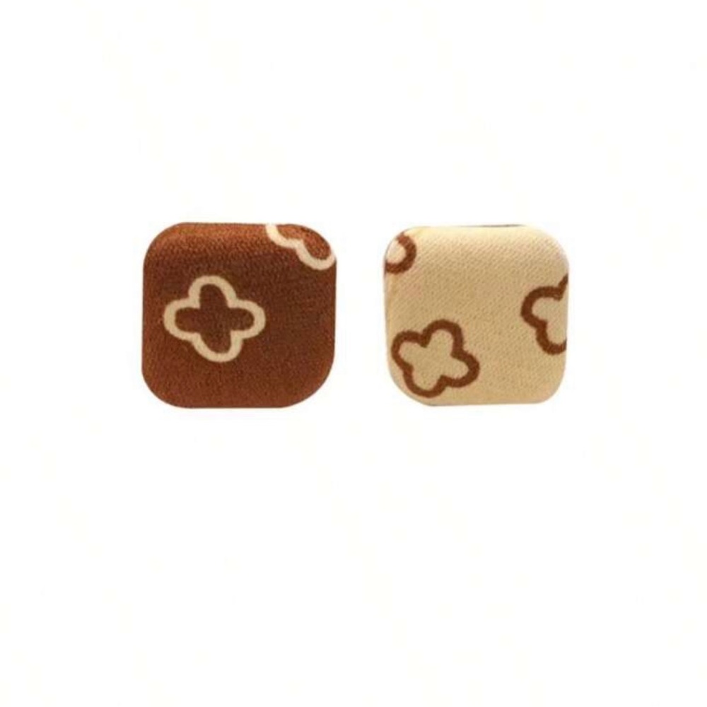๐ 5 items for $25 Sale! ๐ Retro Square Button Design Asymmetrical Earrings - Picture 2 of 4